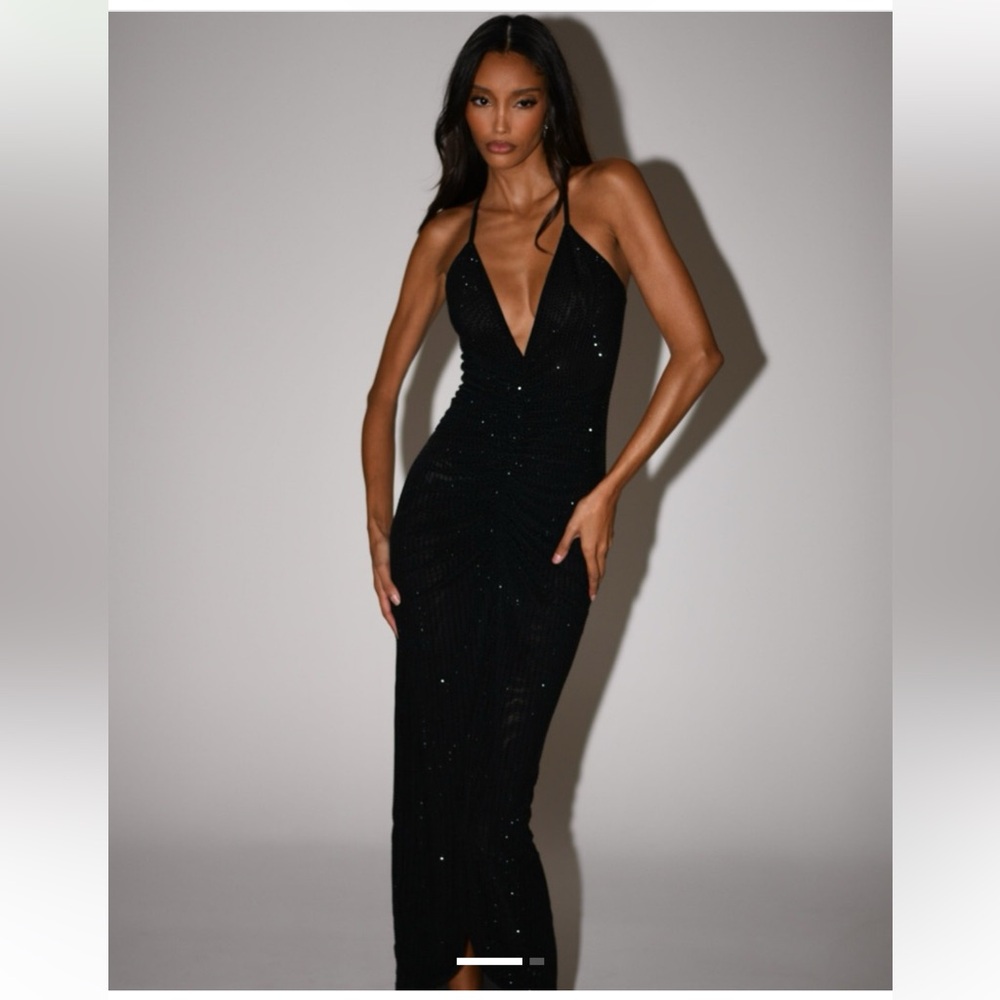 Elegant Black Evening Gown